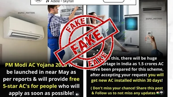 Fact Check: Is the BJP Government Really Distributing Free ACs Under the 'PM Modi AC Yojana 2025'