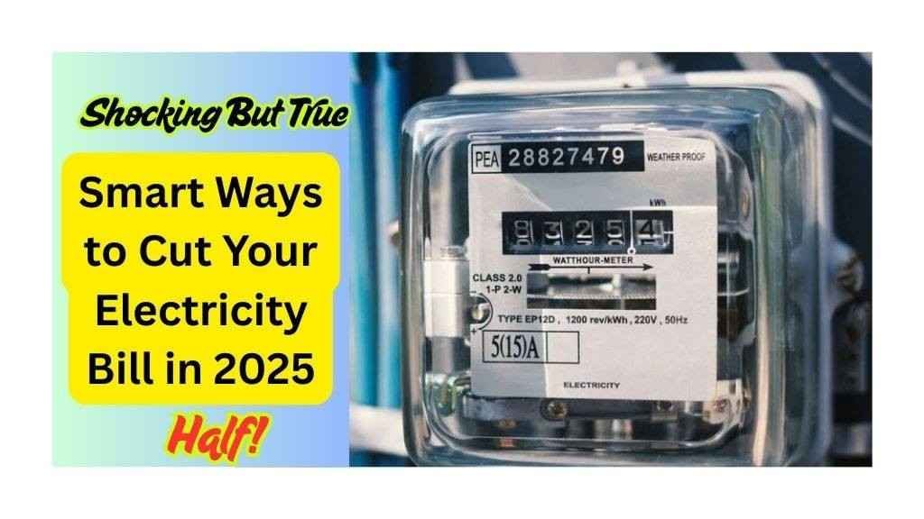 Smart Ways to Cut Your Electricity Bill in 2025